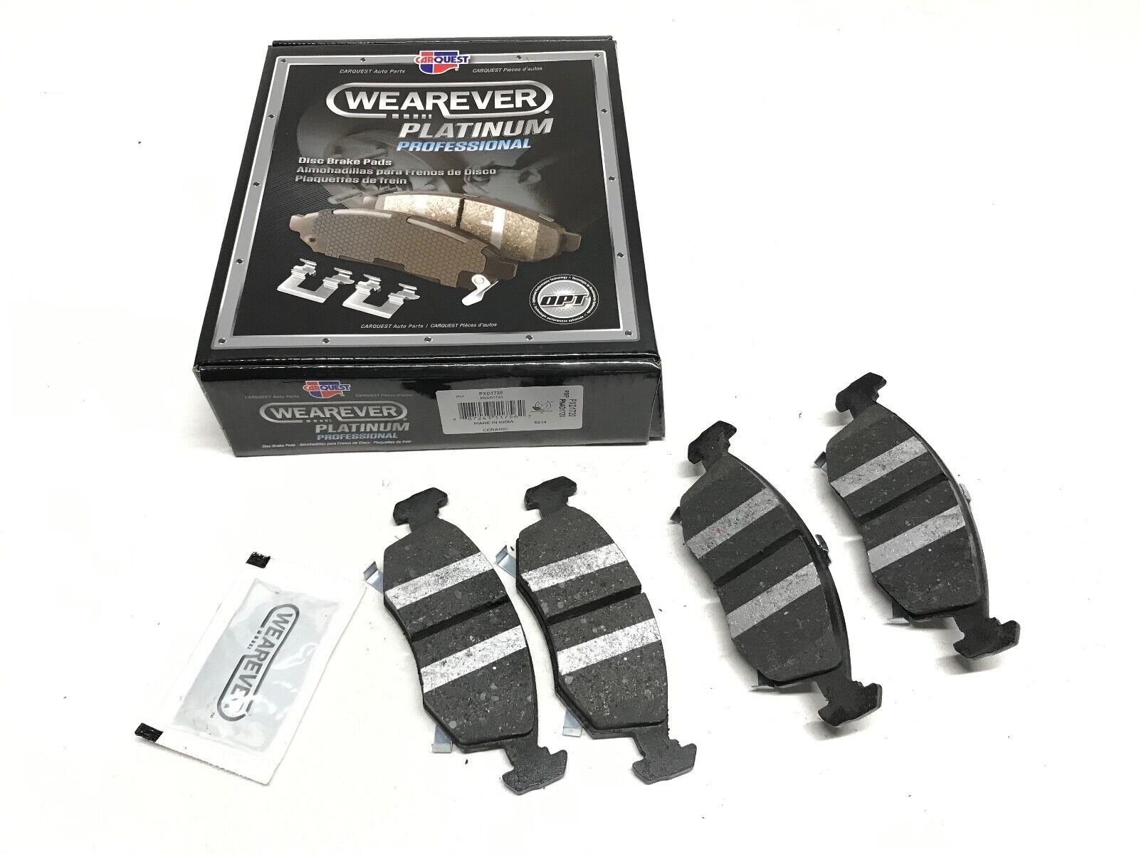 Disc Brake Pad Set-Ceramic Disc Brake Pad Front CARQUEST PXD1720 for Fiat 500 - HotCarParts