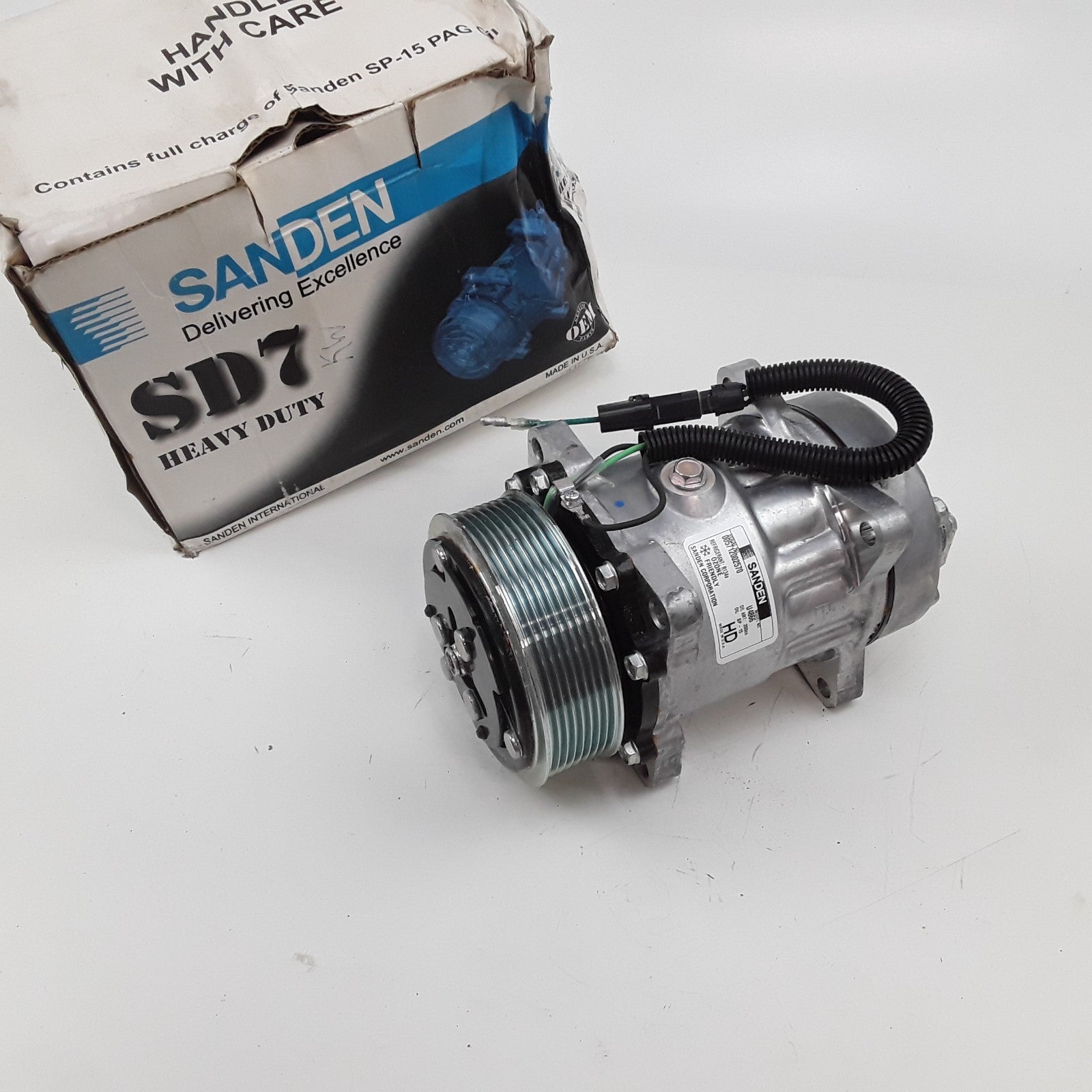 Red Dot 75R89354 U4866 Compressor with Clutch Assembly Heavy Duty