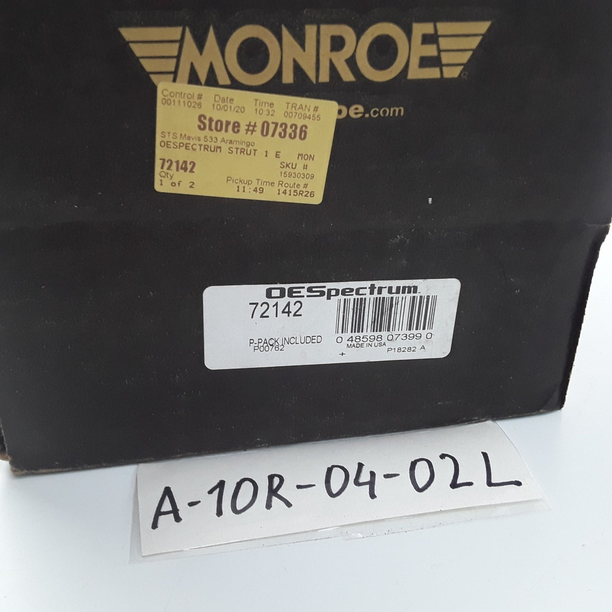 Suspension Strut-OESpectrum Strut Monroe 72142 Fits Mitsubishi Lancer 2002-2007
