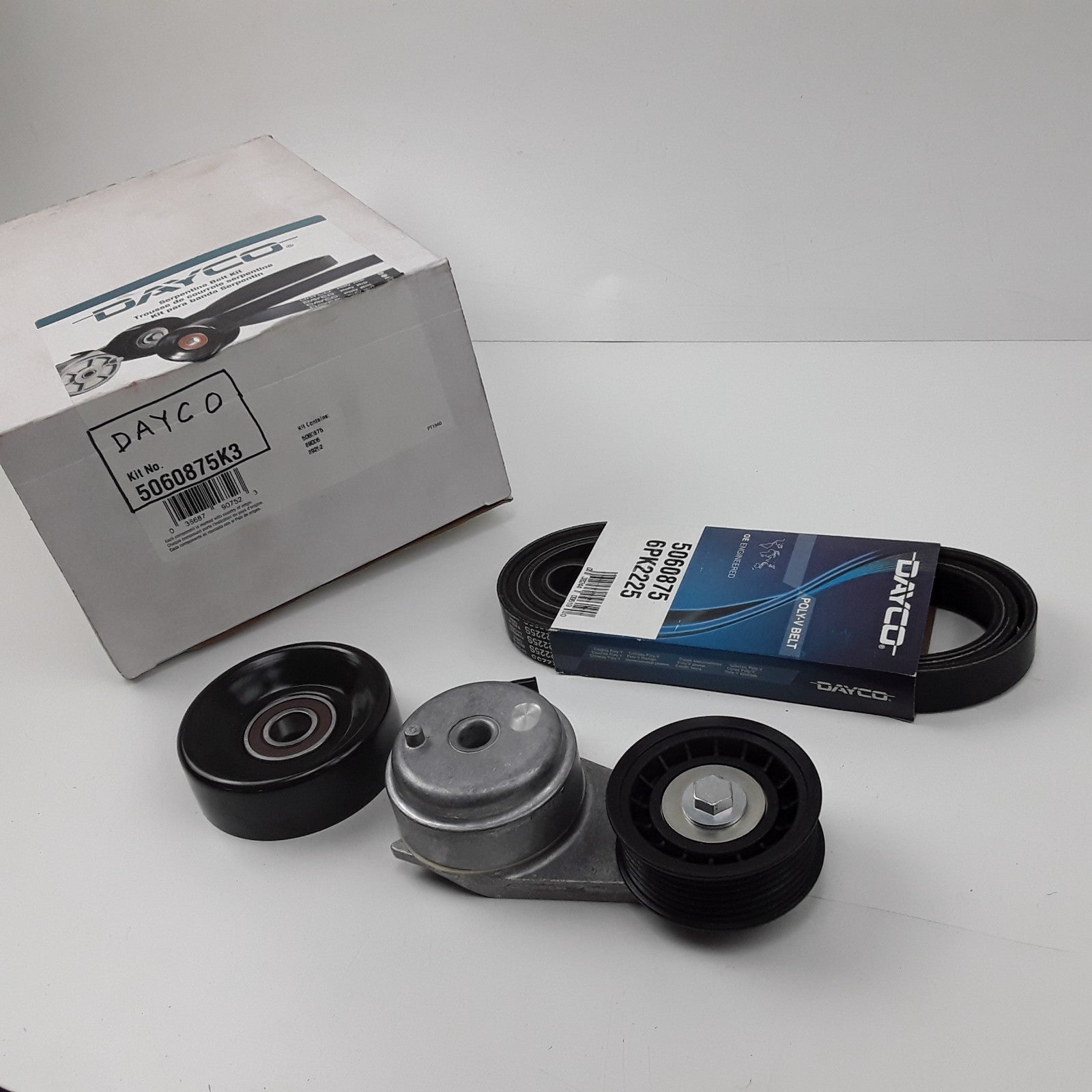 Dayco 5060875K3 Serpentine Belt Drive Component Kit For Ford Mustang (2005-2010)