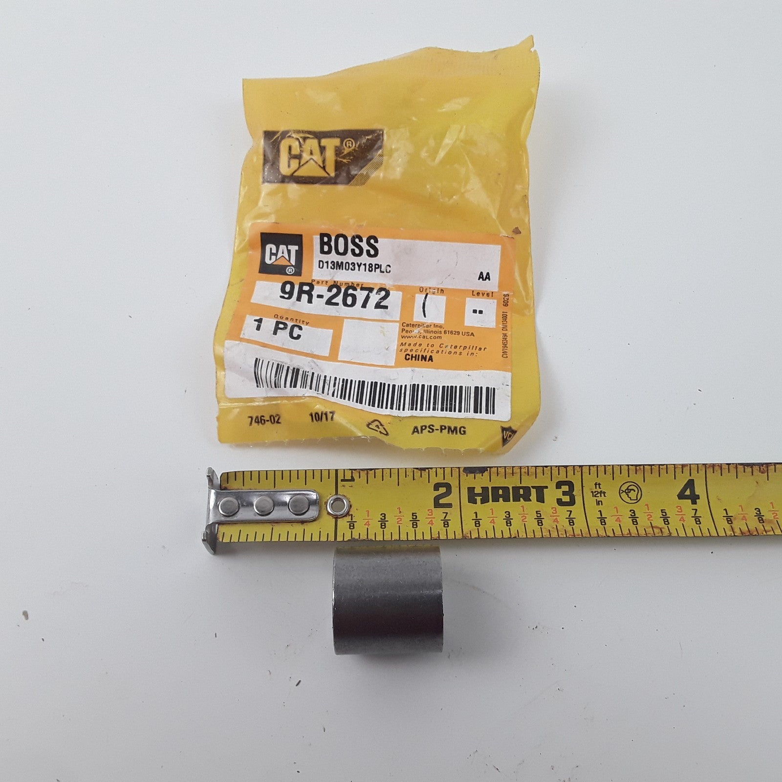 Caterpillar 9R-2672 Straight Cylindrical Boss Main Frame & Hydraulic Line Hoses