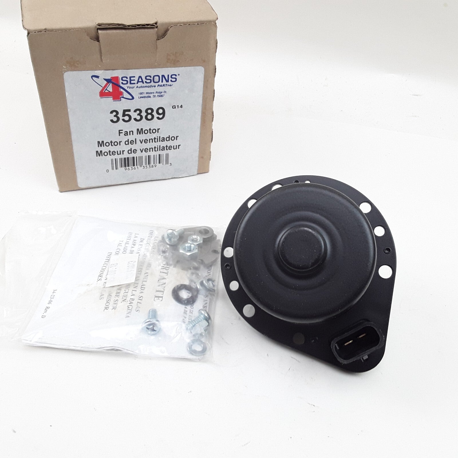 Condenser Fan Motor Fits Cadillac Chevrolet Pontiac Oldsmobile Buick (1994-2007)