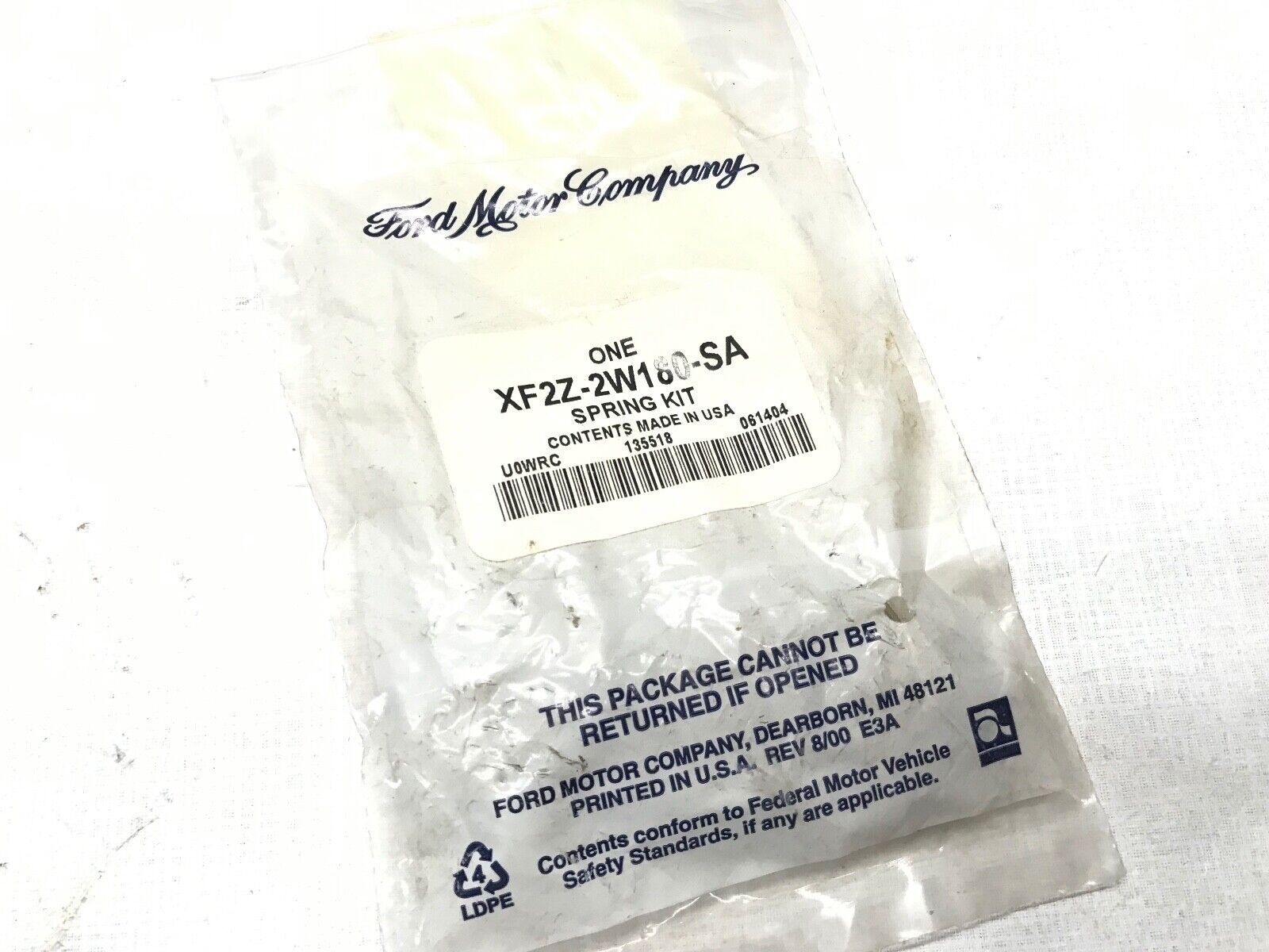 FORD SPRING KIT XF2Z2W180SA ( DN5915 DS344 B2 ) - HotCarParts