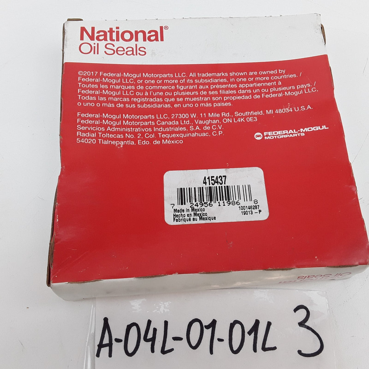 Oil Seal Fits International M Series Van SA120 SM120 (1957, 1961 1962 1963 1964)