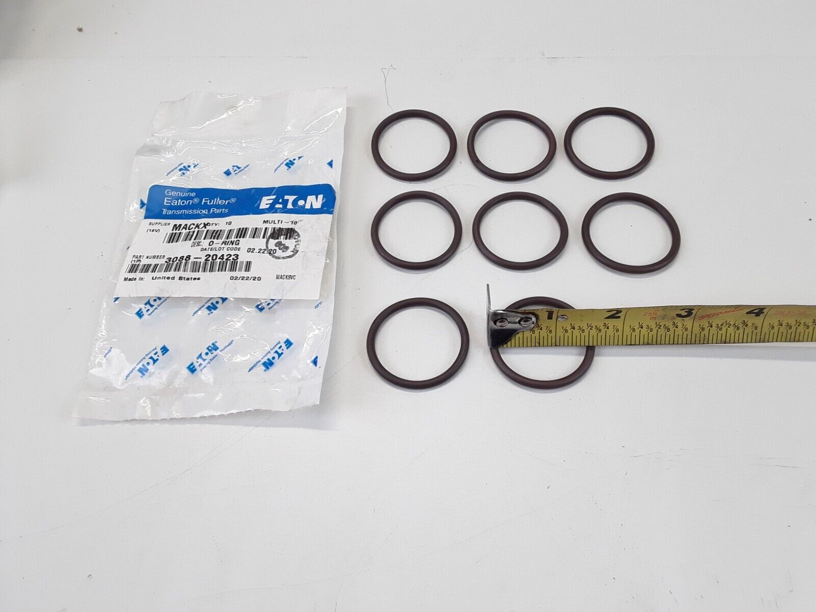 O-ring for Eaton Fuller Trans 20423 Pack of 8, 163654 210664 3088-20423 293739R1 - HotCarParts