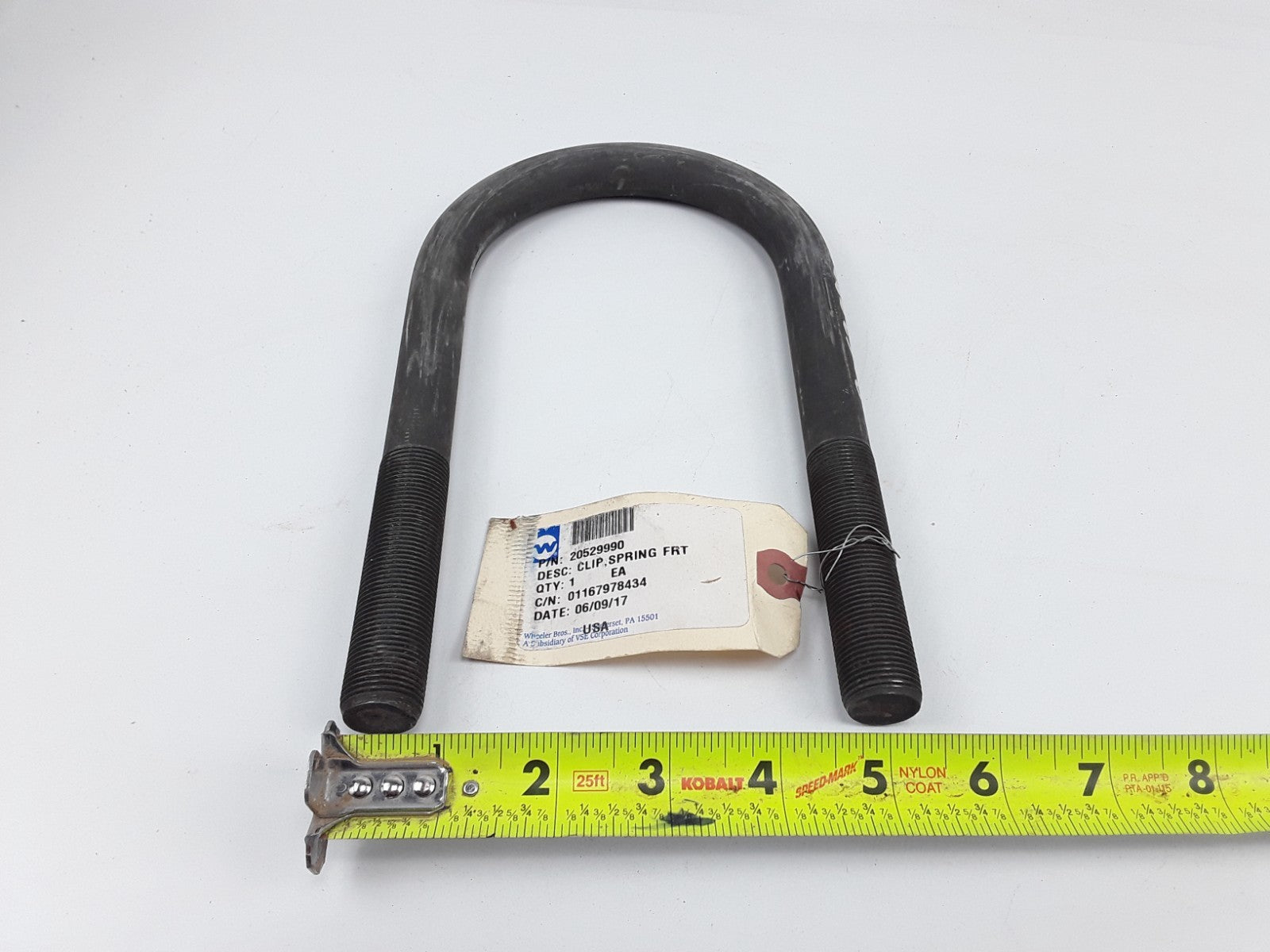 Mack 20529990 Threaded U-Bolt Assembly Heavy Duty For Mack Trucks