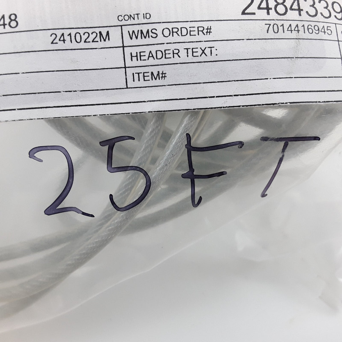 Mack 799AX1F Electrical Wire Rope 25 FT Foot Fits Heavy Duty Mack Trucks