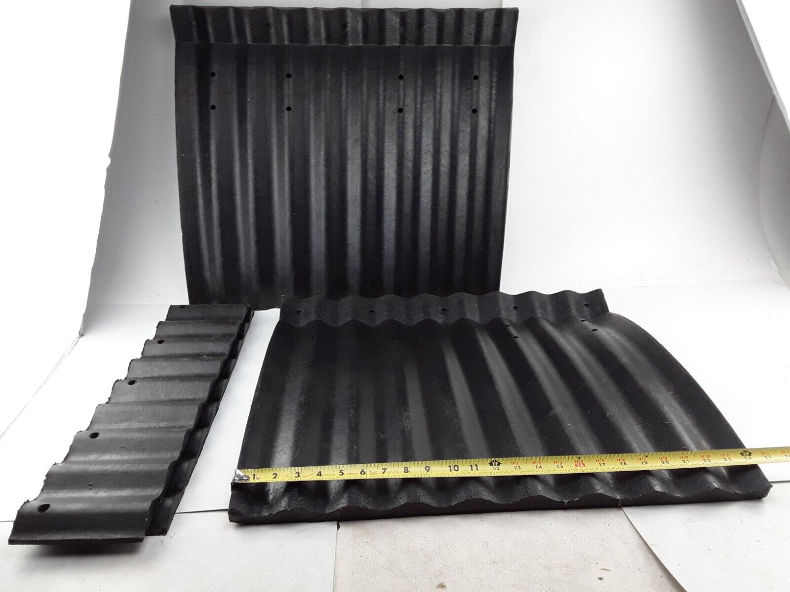GENUINE Life-Time Pair Set Truck Fenders Black Rubber 22 x 24 inch made in USA - HotCarParts