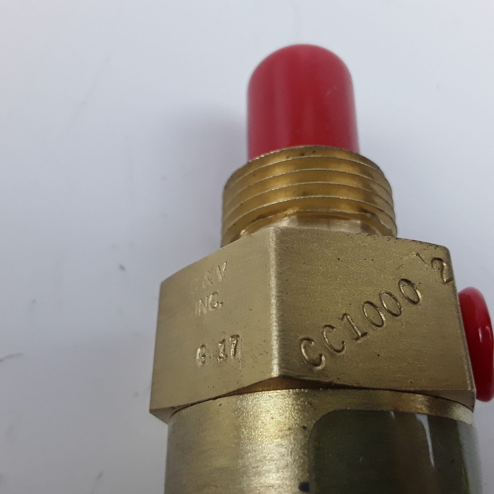 C & V CC-1000-2 X 4" DA Small Bore Cylinder Air & Hydraulic Valves 500 PSI