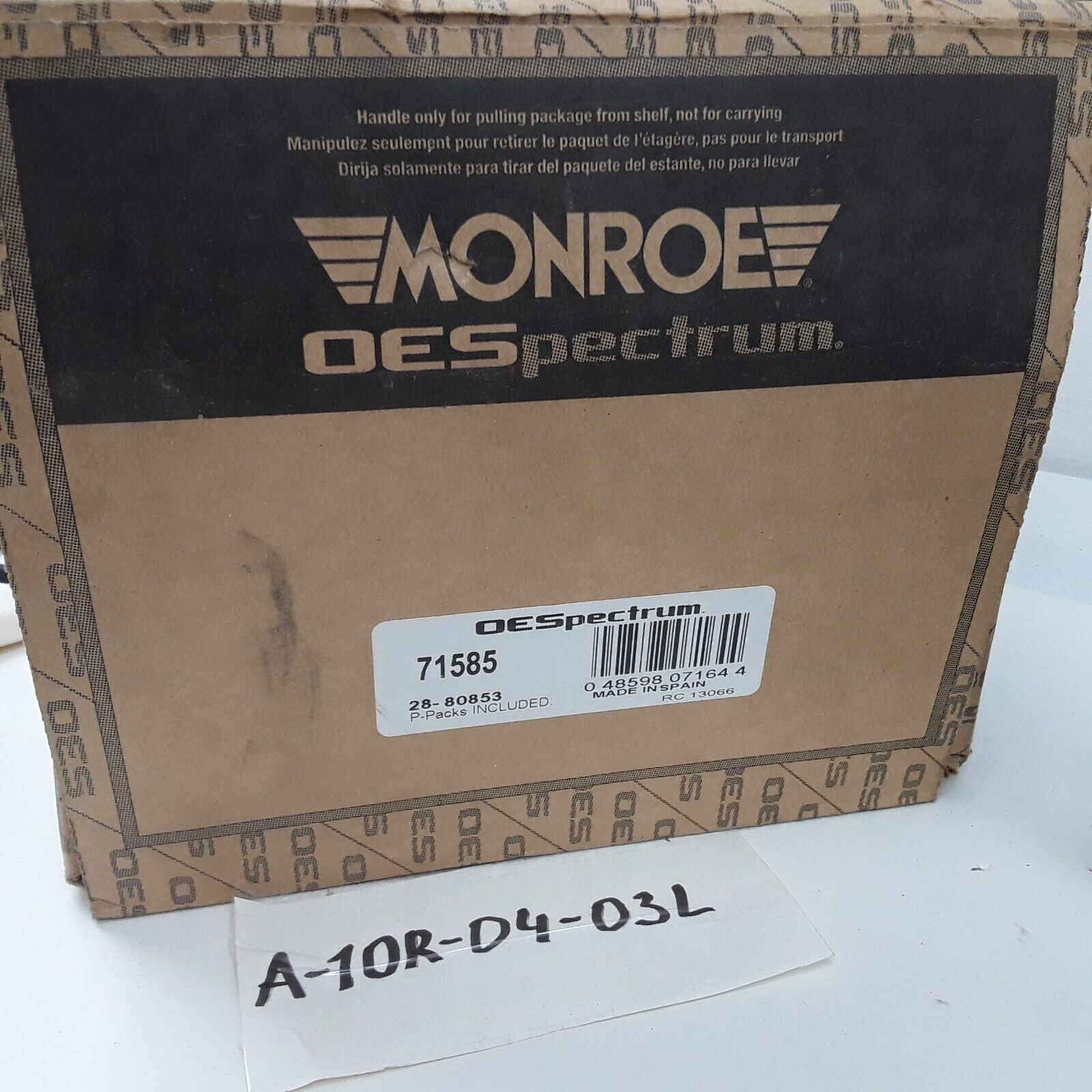 Monroe OESpectrum 71585 Rear Left Suspension Strut for Dodge Hyundai 1997-2006