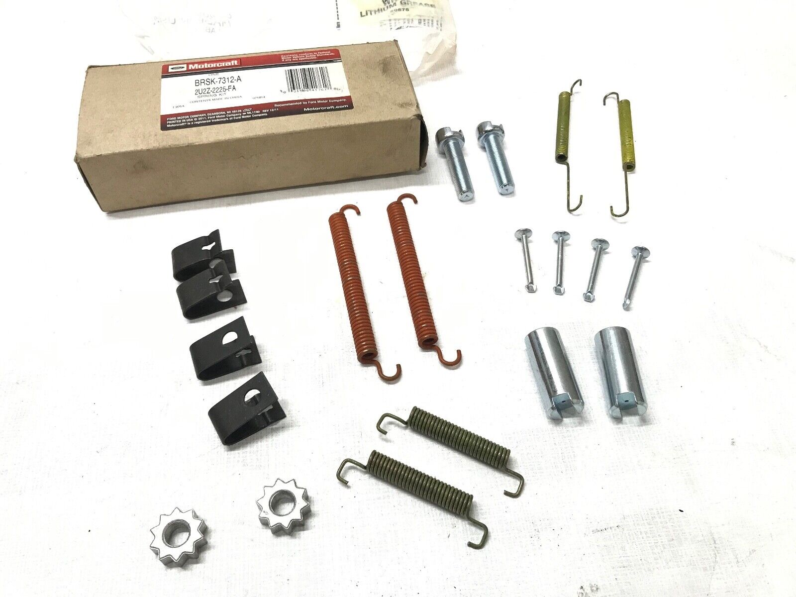 Drum Brake Adjusting Spring Kit Rear Motorcraft BRSK-7312A - HotCarParts
