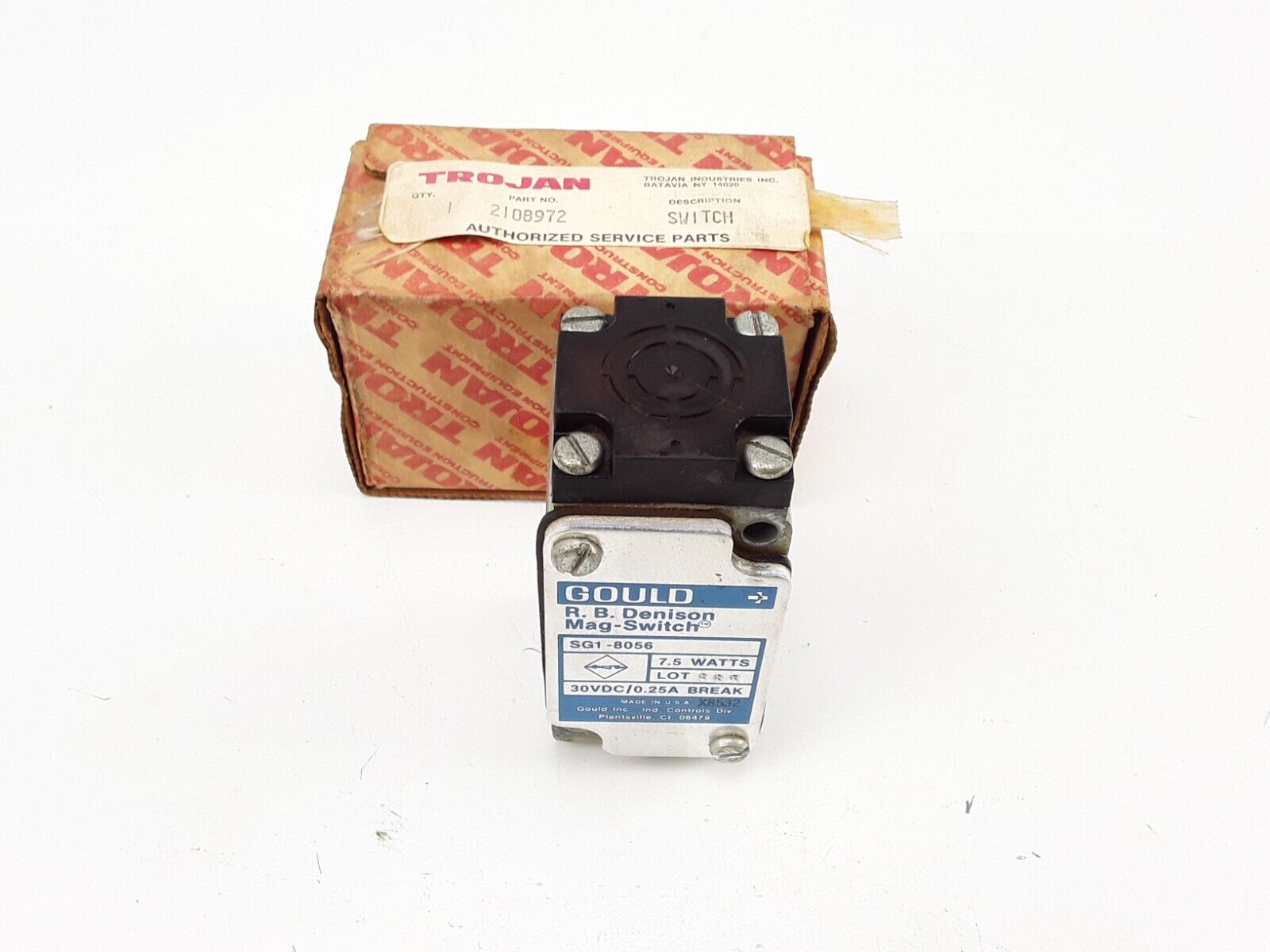 DENISON SG1-8056 LIMIT MAG SWITCH TELEMECANIQUE SG18056 SG1-8056, 7.5W 0.25A NEW - HotCarParts