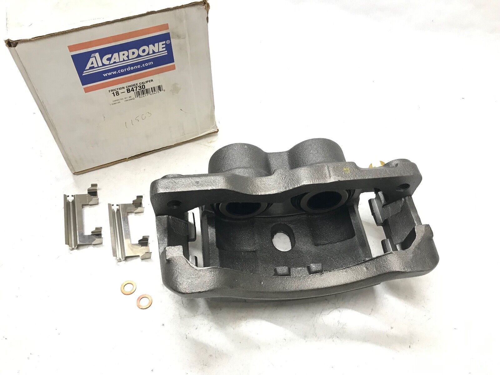Disc Brake Caliper-Unloaded Caliper with Bracket Front Right Cardone Reman - HotCarParts
