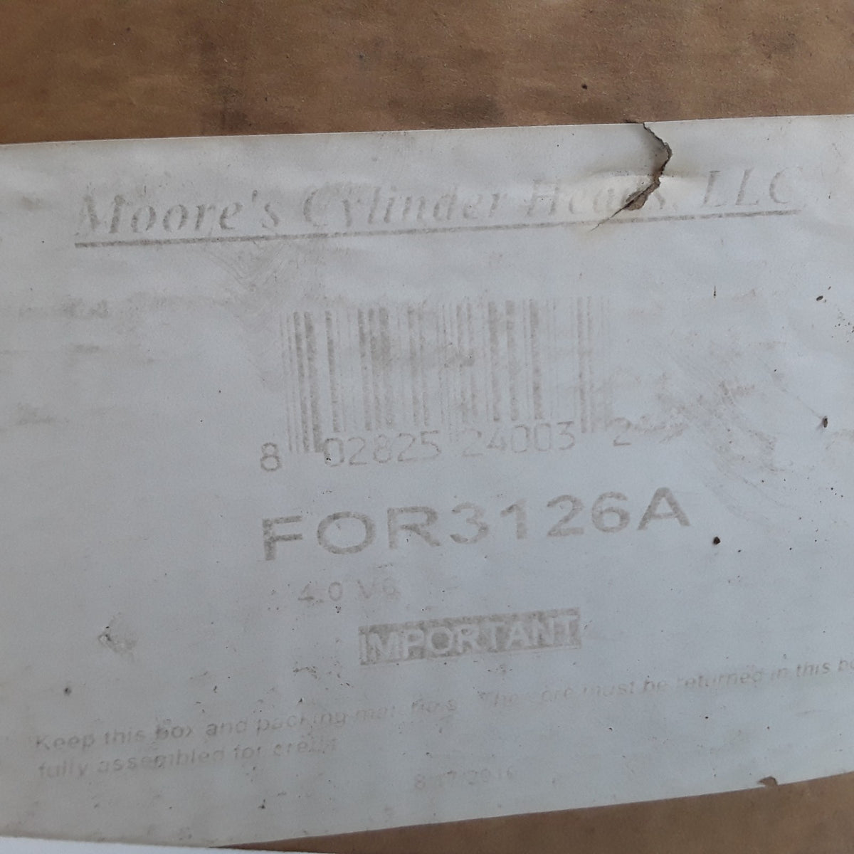 Engine Cylinder Head Fits Ford Aerostar Explorer Mazda B4000 Navajo (1990-1996)