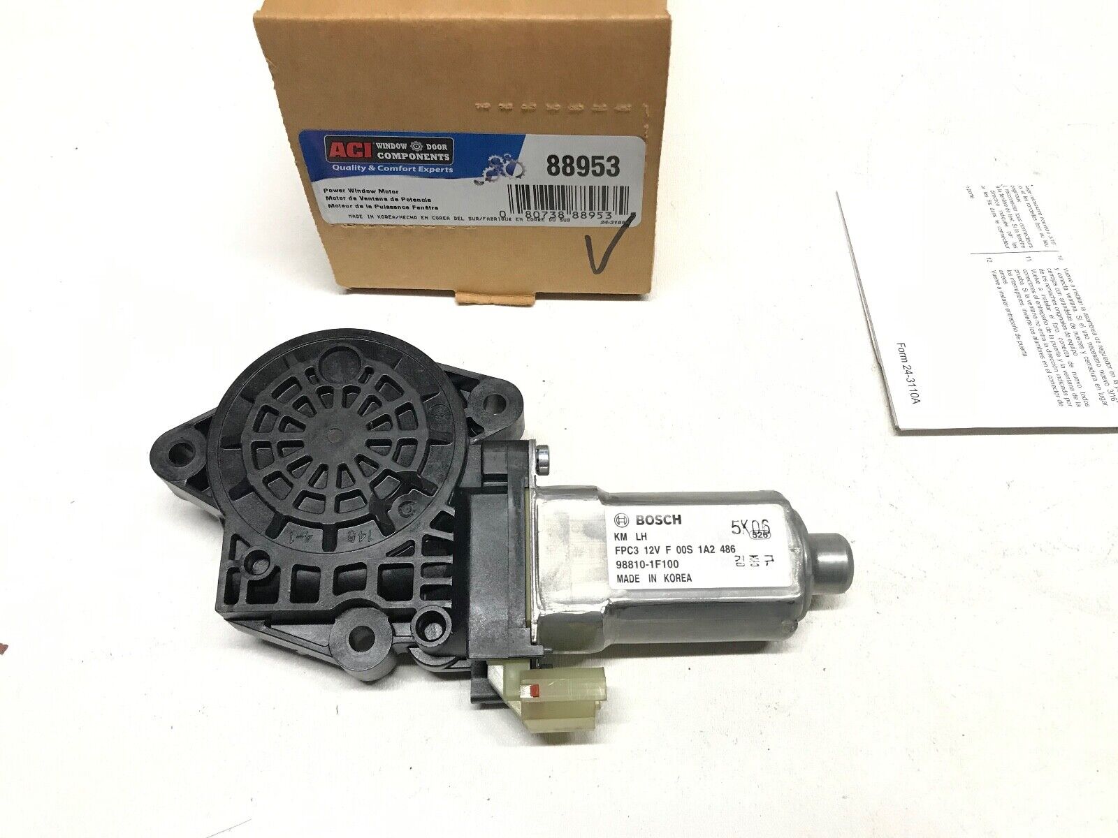 Power Window Motor ACI/Maxair 88953 Tucson Spectra Spectra5 Sportage FAST SHIPP - HotCarParts