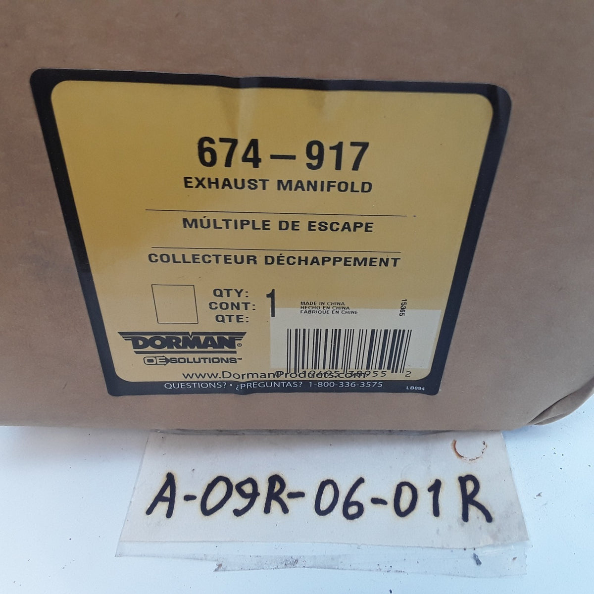 Front Exhaust Manifold Fits Chevrolet Equinox Pontiac Torrent (2005 2006-2009)