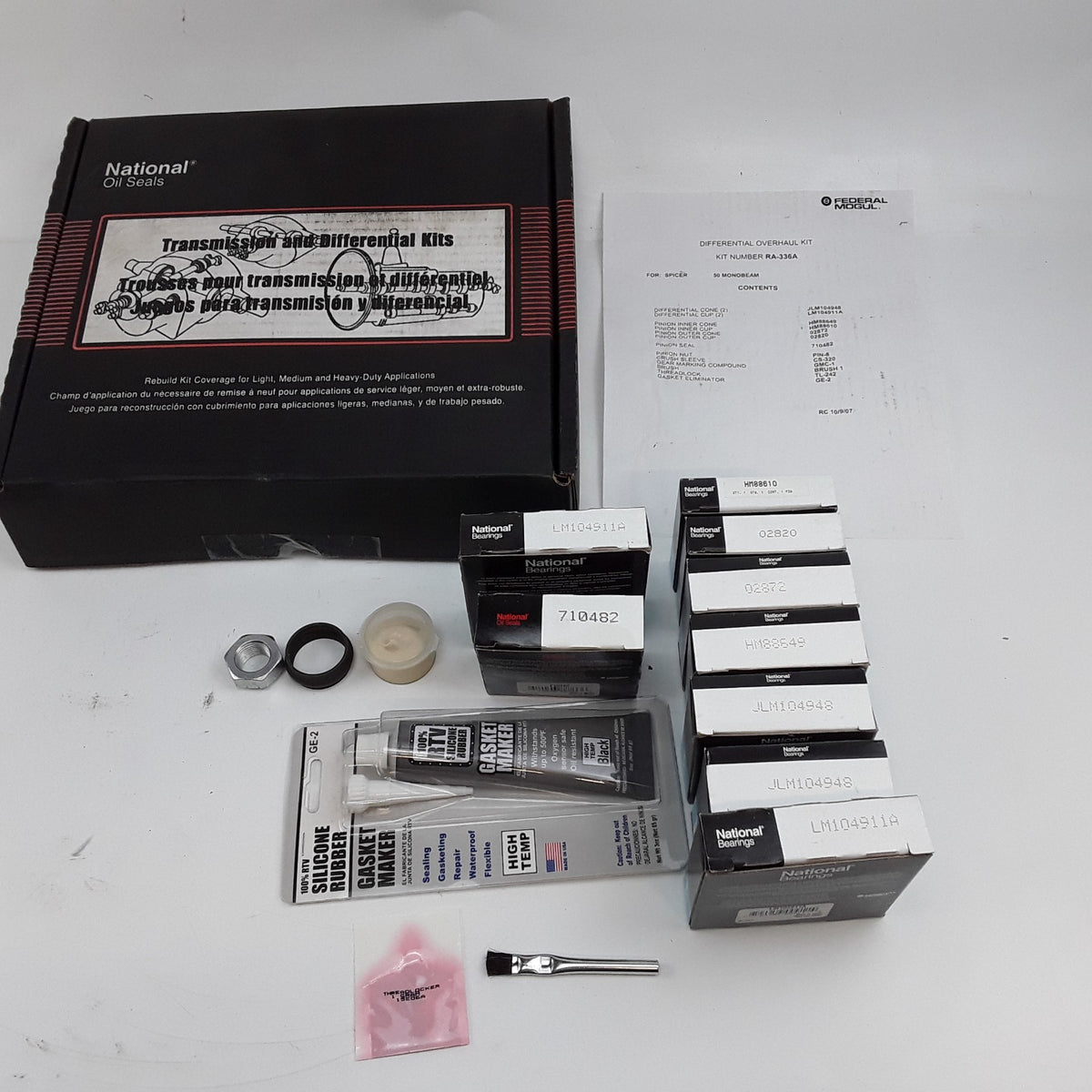 Differential Bearing Kit Fits Ford Excursion F-350 F-250 Super Duty (1980-2004)