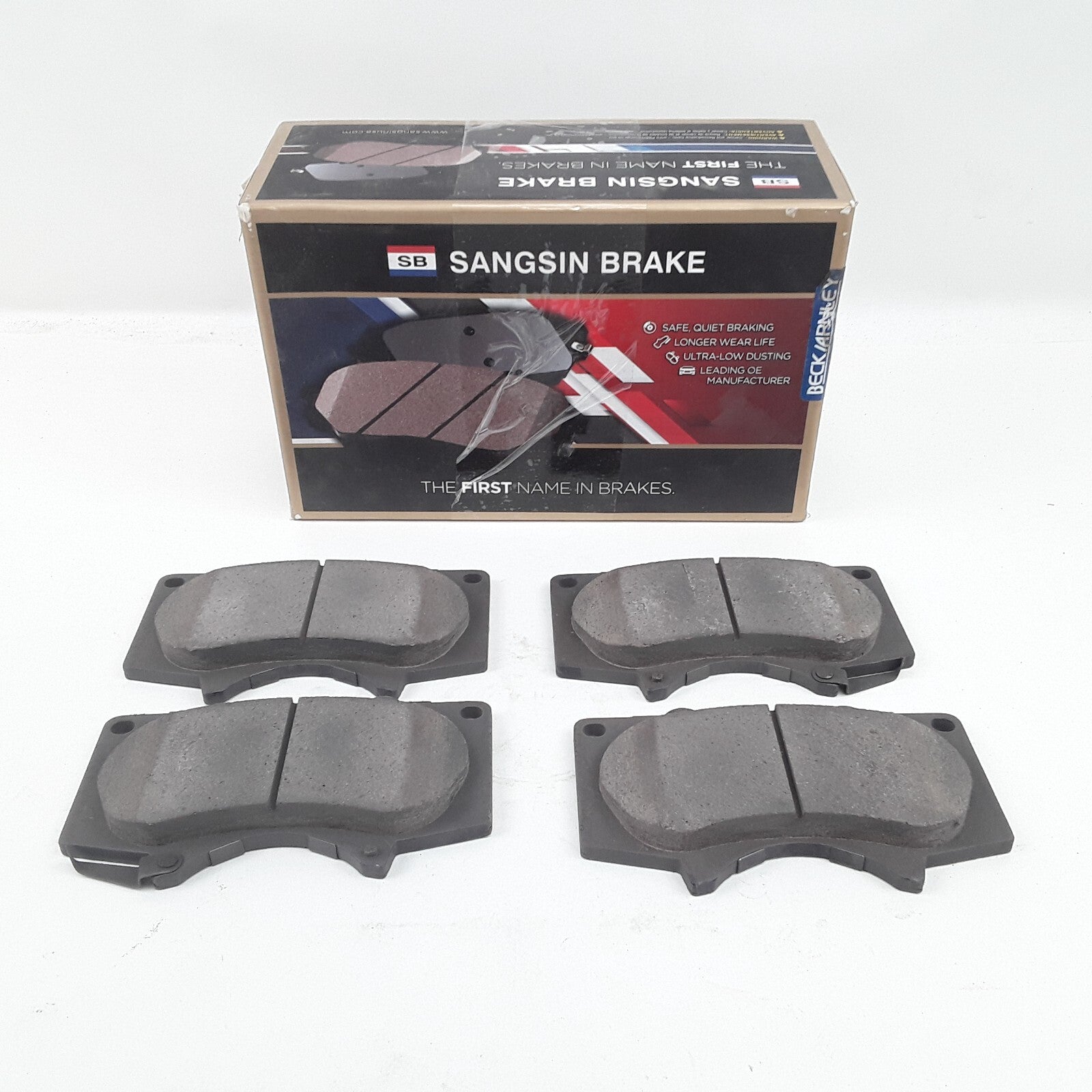 Front Disc Brake Pad Set Fits Lexus GX460 GX470 Toyota Tacoma Tundra (2000-2023)