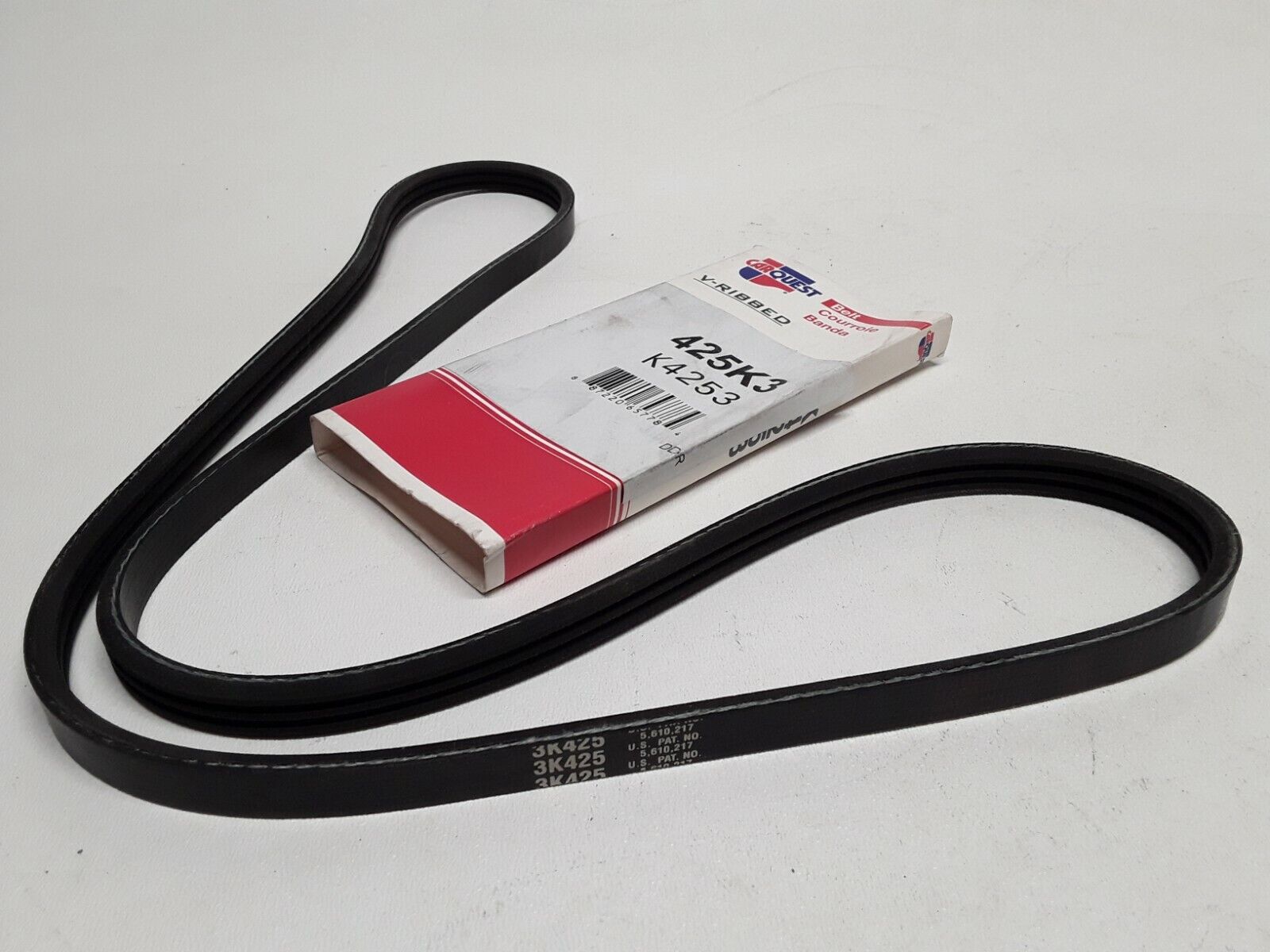 Serpentine Belt CARQUEST K4253 fits Acura Legend 86-90,fits Sterling 825,827 - HotCarParts