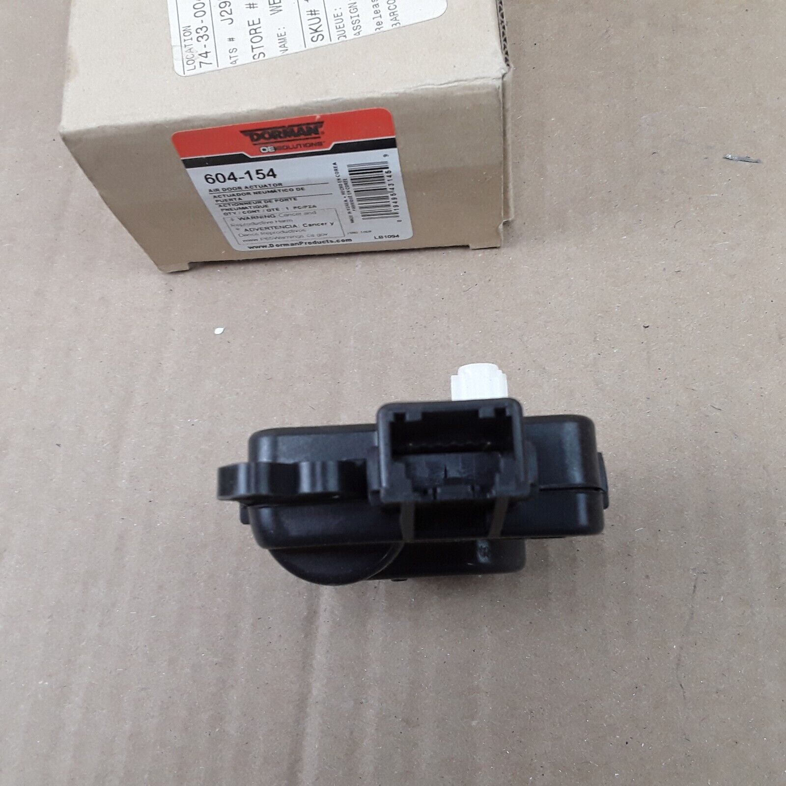 HVAC Blend Door Actuator Fits Chevrolet Uplander Pontiac Montana 2005-2009