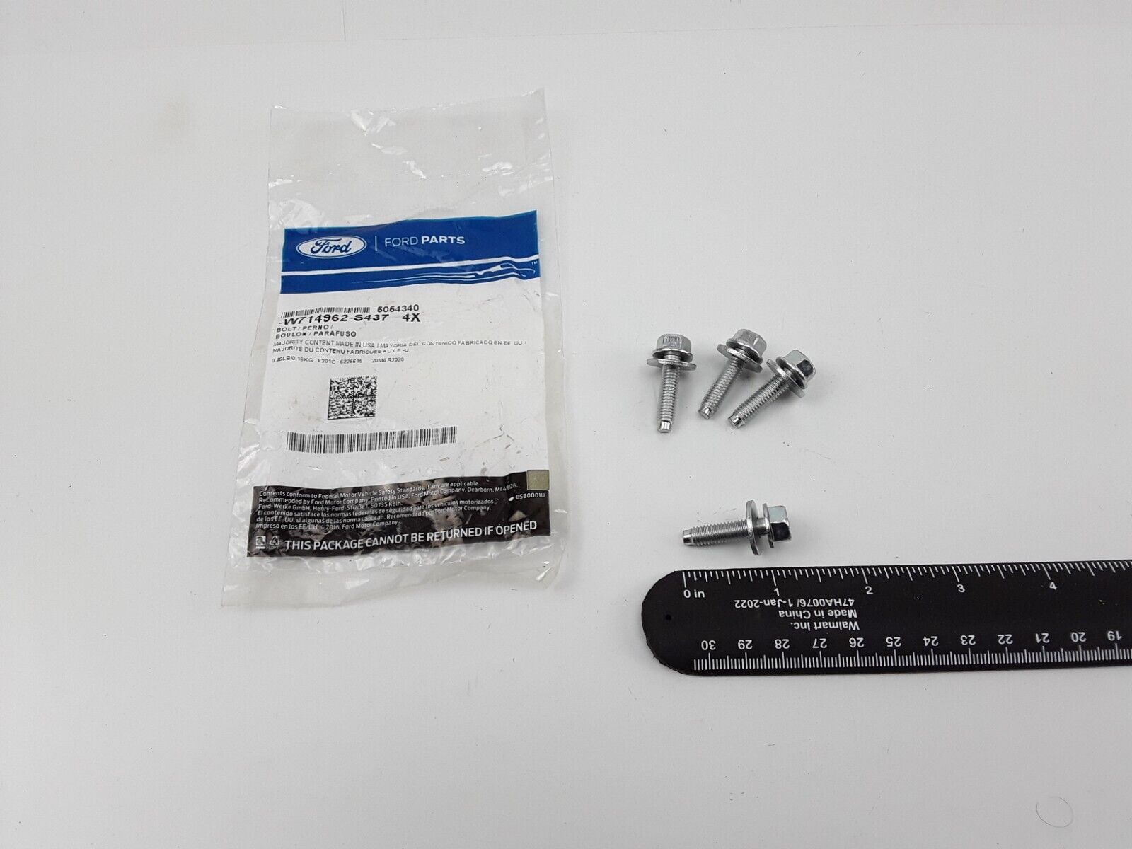 4pc Engine Cover Rear Support Bolt 2012-2019 Ford F250 F350 F450 Super Duty 6.7L - HotCarParts