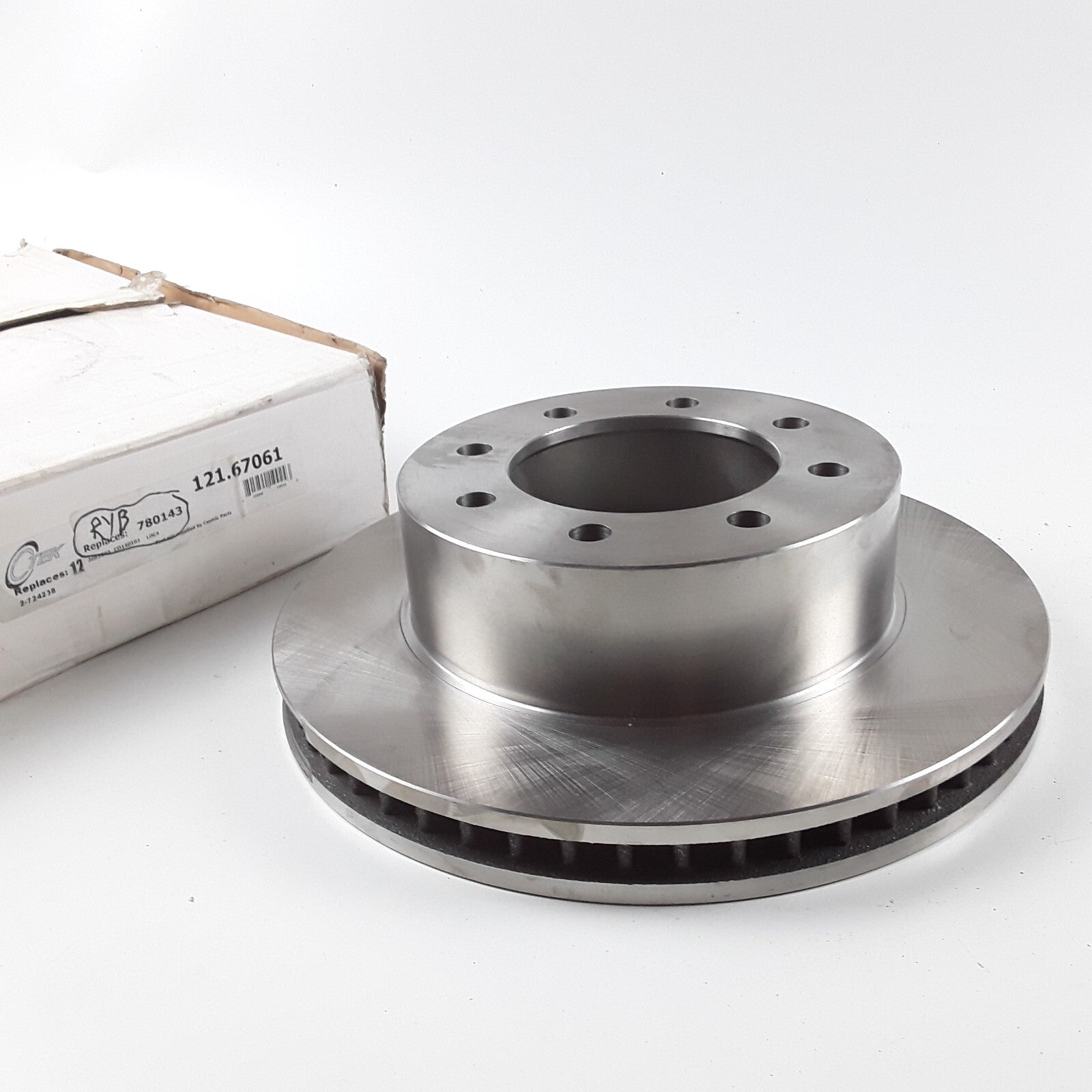 Front Disc Brake Rotor Fits Dodge Ram 4000 3500 2500 1500 (2003-2008)