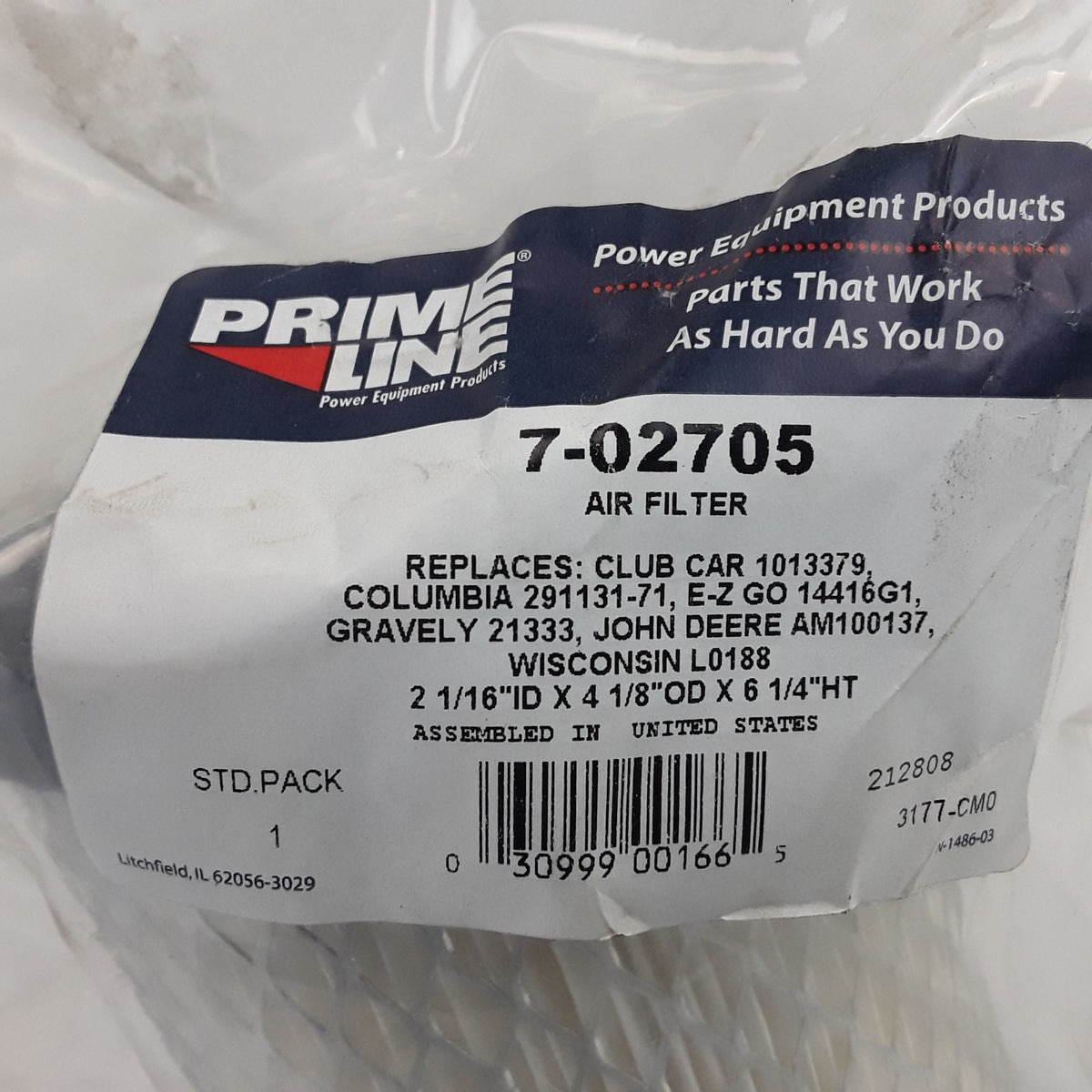 Prime Line 7-02751 Engine Air Filter Replaces 14416G1 291131-71 1013379 AM100137