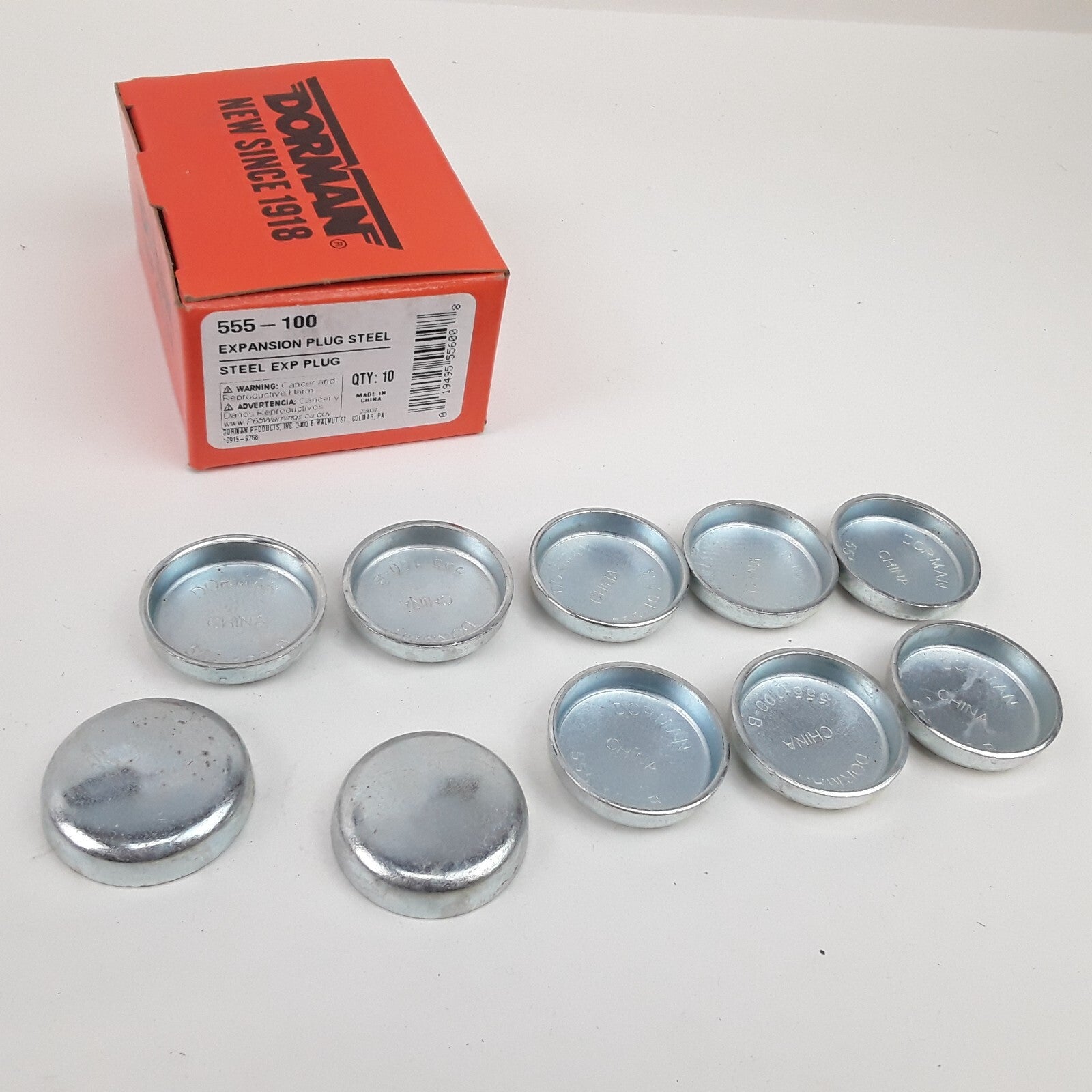 Set of 10 Engine Core Steel Cup Expansion Plug 30.25mm Fits Honda Ford Mazda