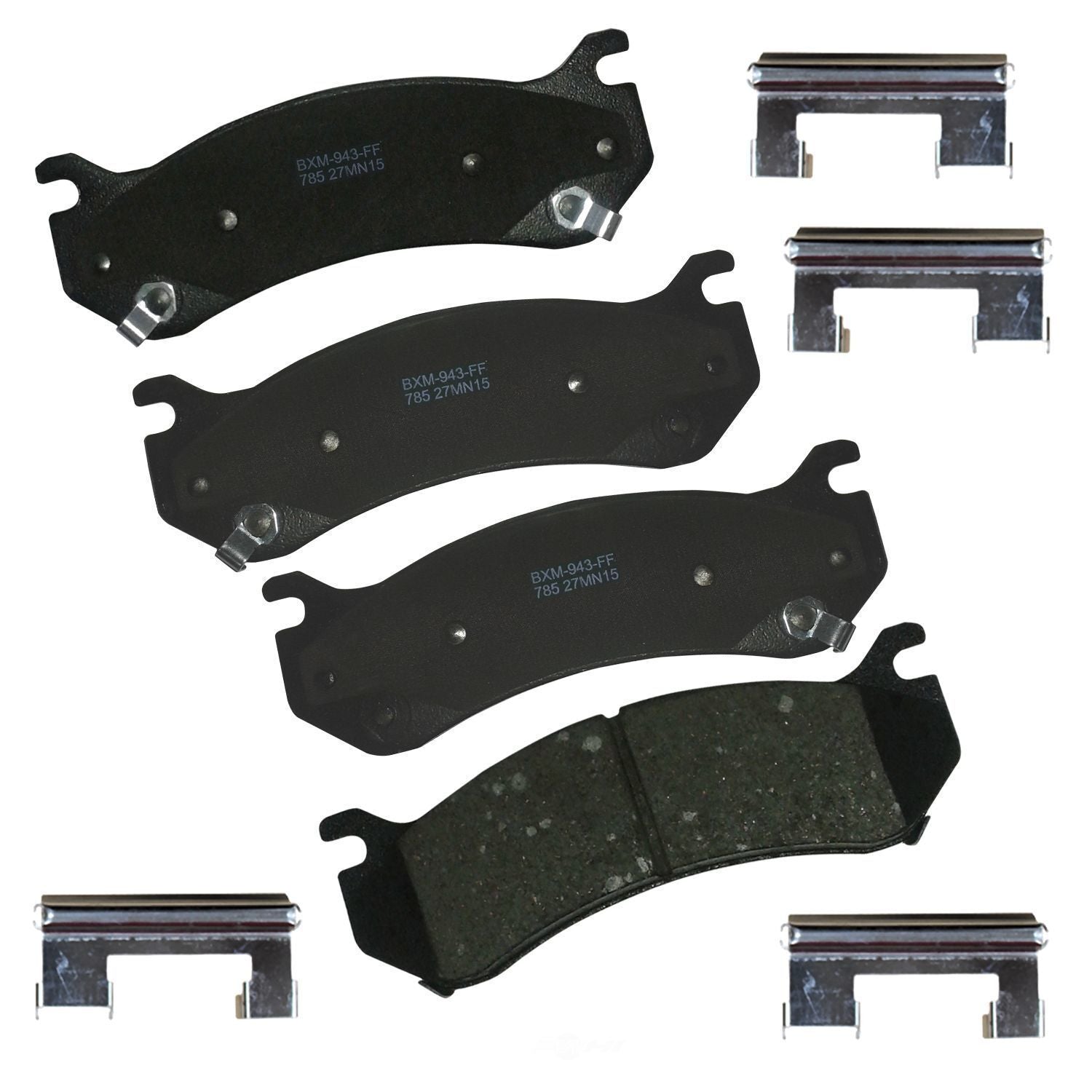 Disc Brake Pad Set Premium Semi-Metallic Fits Chevrolet Astro 2003 2004 2005