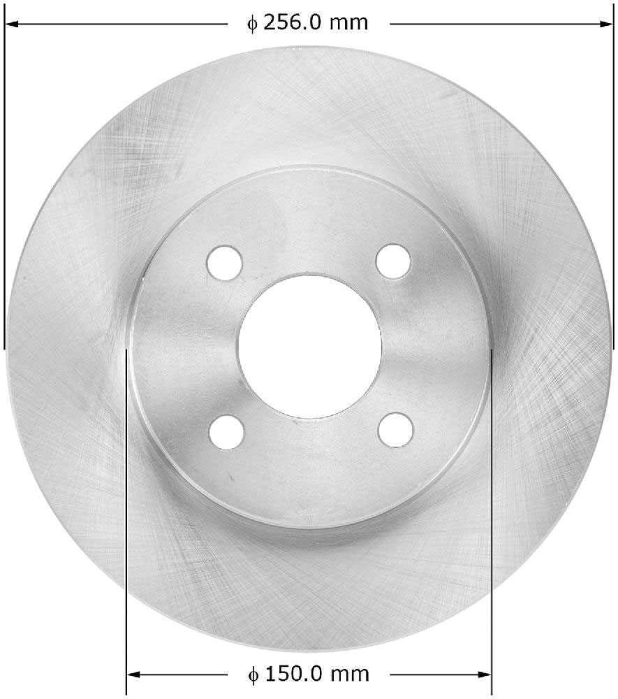 Bendix PRT5899 Front Disc Brake Rotor Fits Pontiac G5 Chevrolet Cobalt 2008-2010