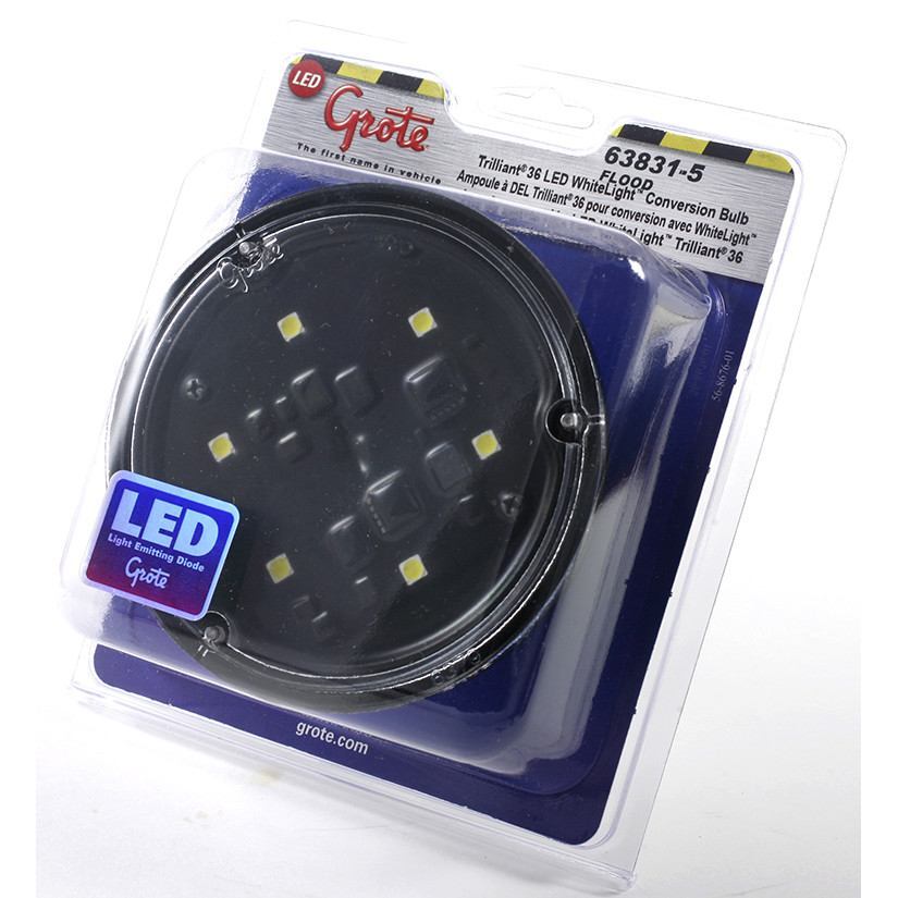 Grote 63831-5 Trilliant 36 LED White Lights Conversion Blub Fits Trailer 12V-24V