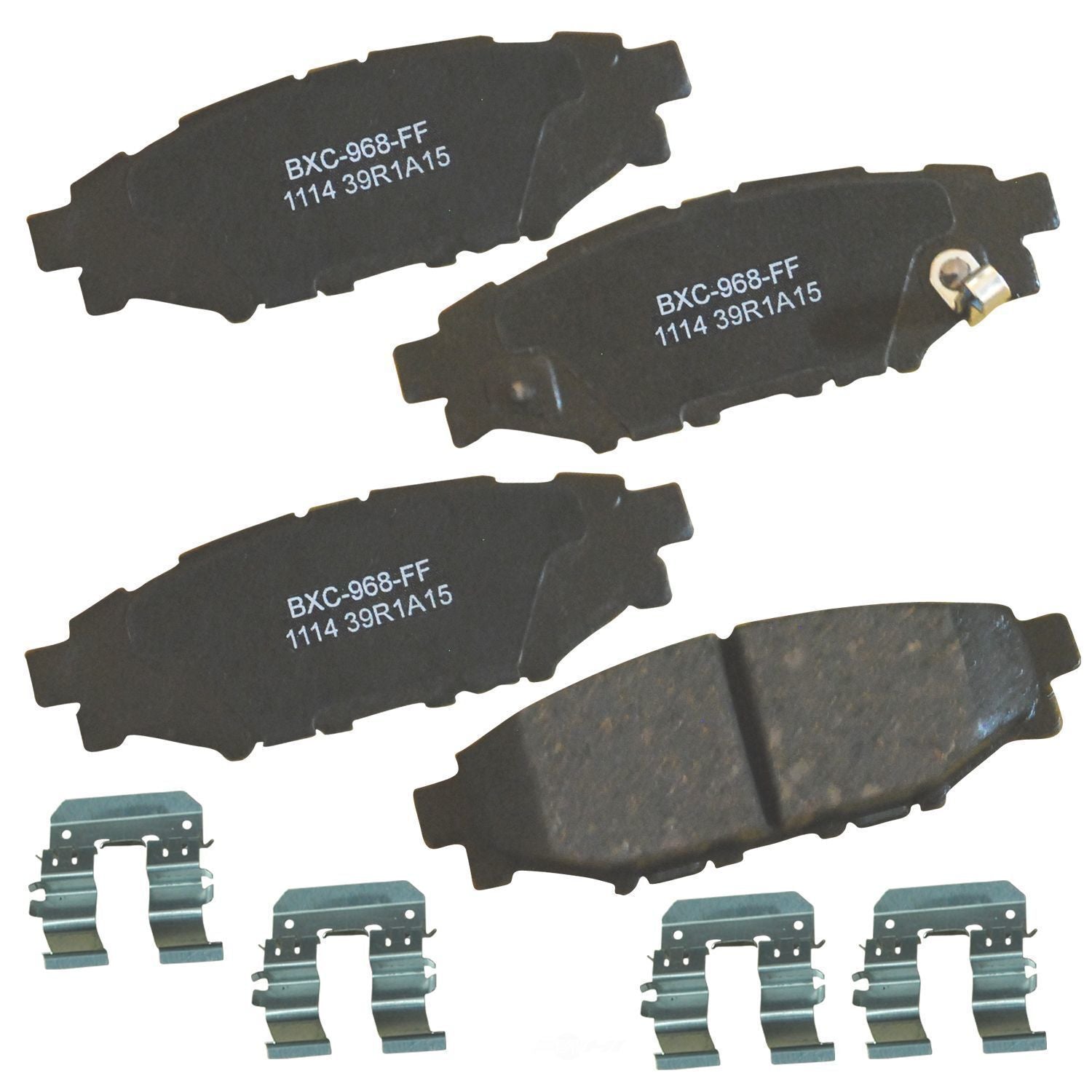 Rear Premium Ceramic Disc Brake Pad Set Fits Subaru Impreza 2009-2018, 2020-2023