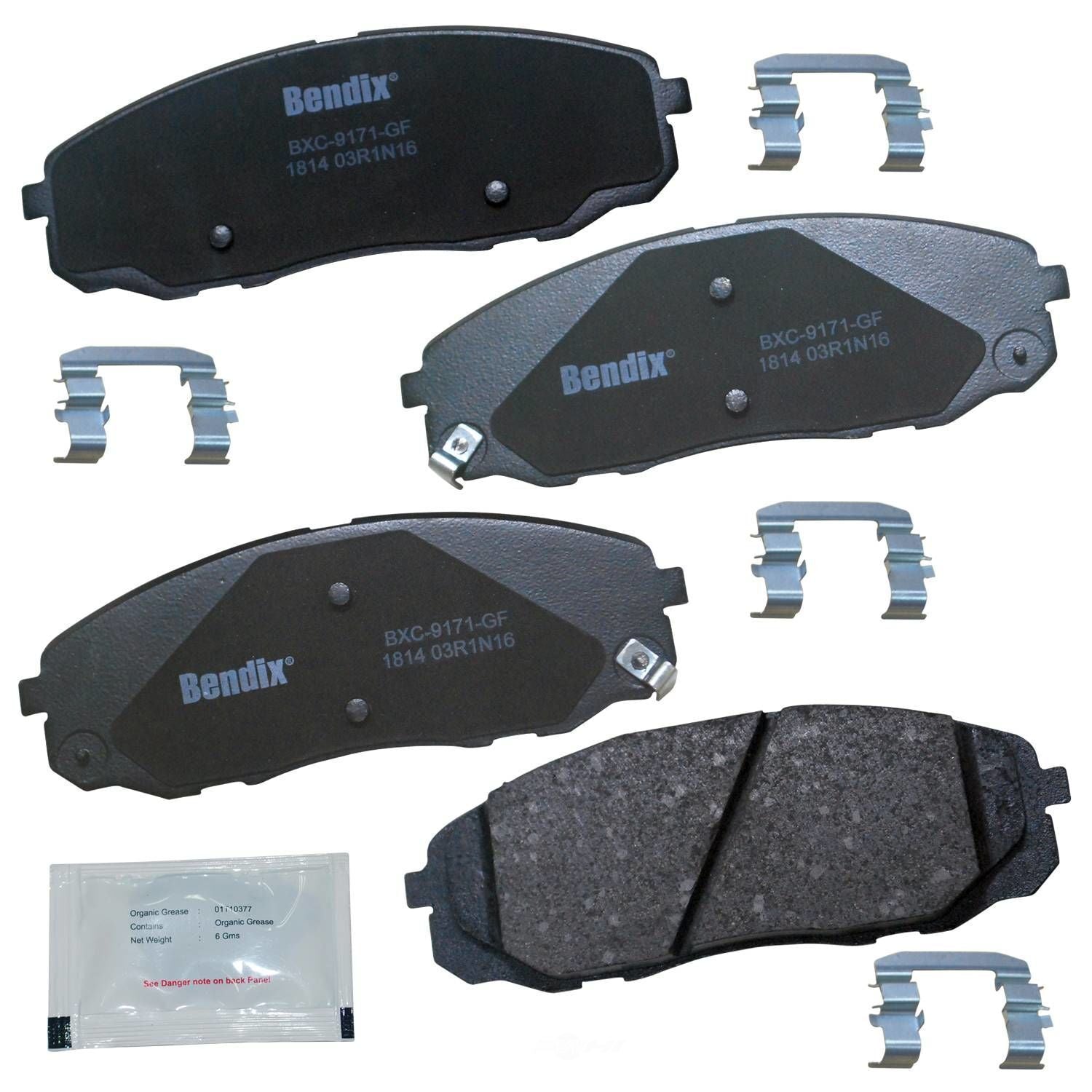 Front Ultra Premium Disc Brake Pad Set Ceramic Fits Kia Sedona 2015-2020