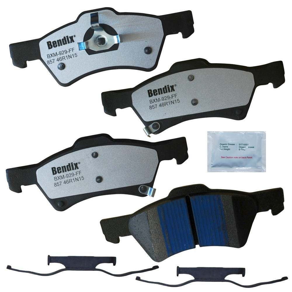 Front Disc Brake Pad Set Fits Chrysler Grand Voyager 2001-02 Dodge Caravan 01-07