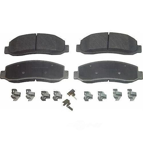 Brake ThermoQuiet Semi-Metallic Disc Brake Pad Set Fits Ford F-350 2005-2008