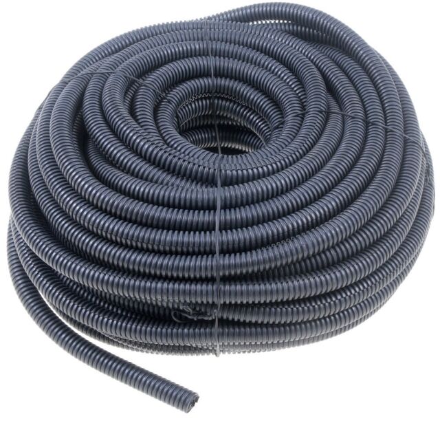 Dorman 86632 Black Flex Split Wire Conduit Plastic 3/8 In. x 100 Feet