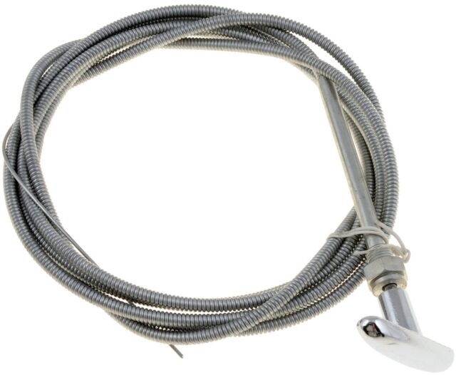 Dorman 55200 Control Cables With 1-3/4 In. Silver Chrome Handle 7 Ft. Length